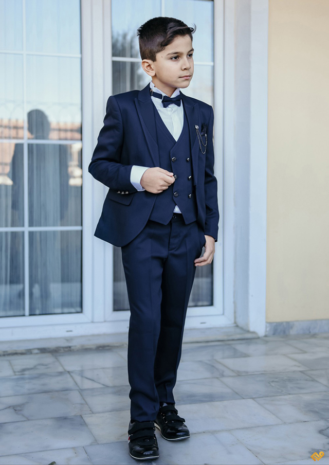 Sivri Yaka Çocuk Damatlık